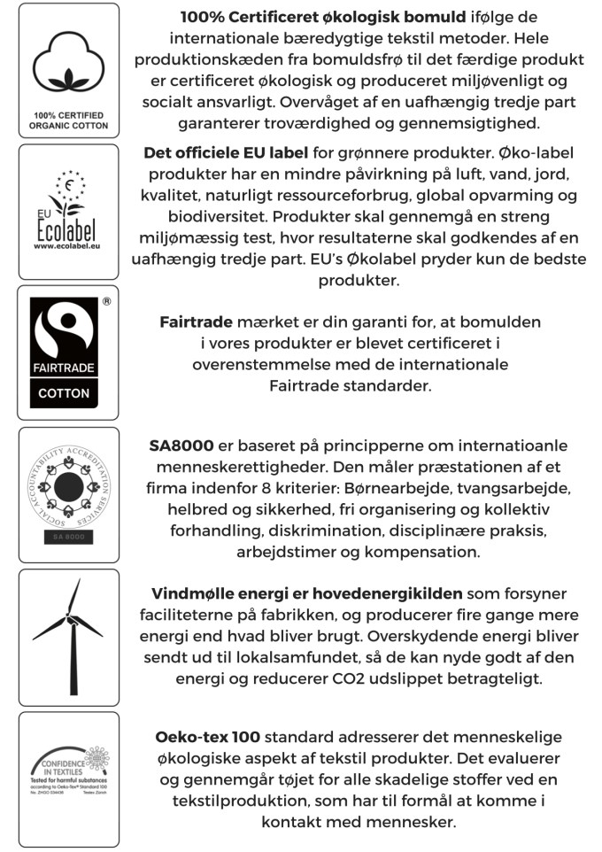 Certifikater med tekst